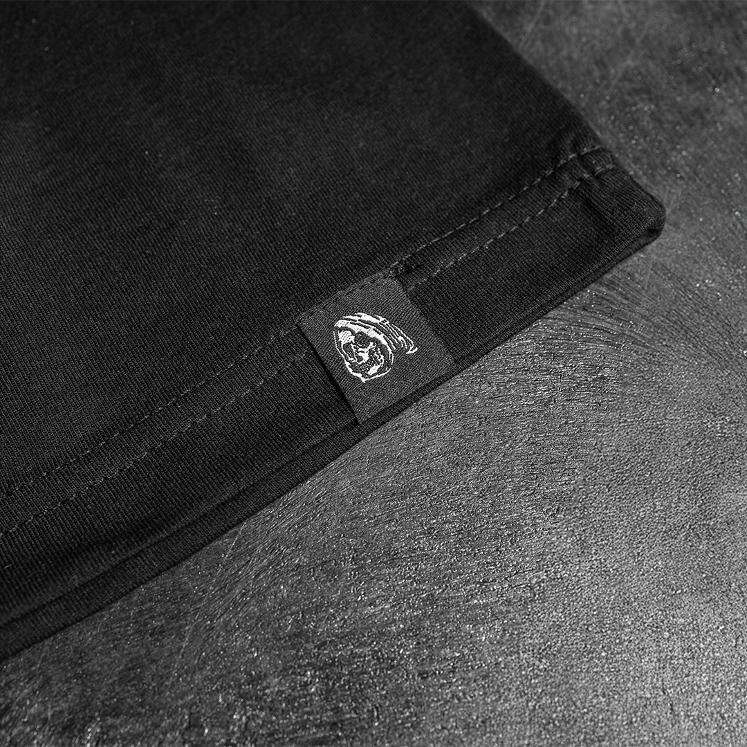 T-shirt front view#black_